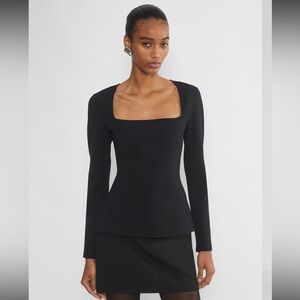 Aritzia Black Long Sleeve Top